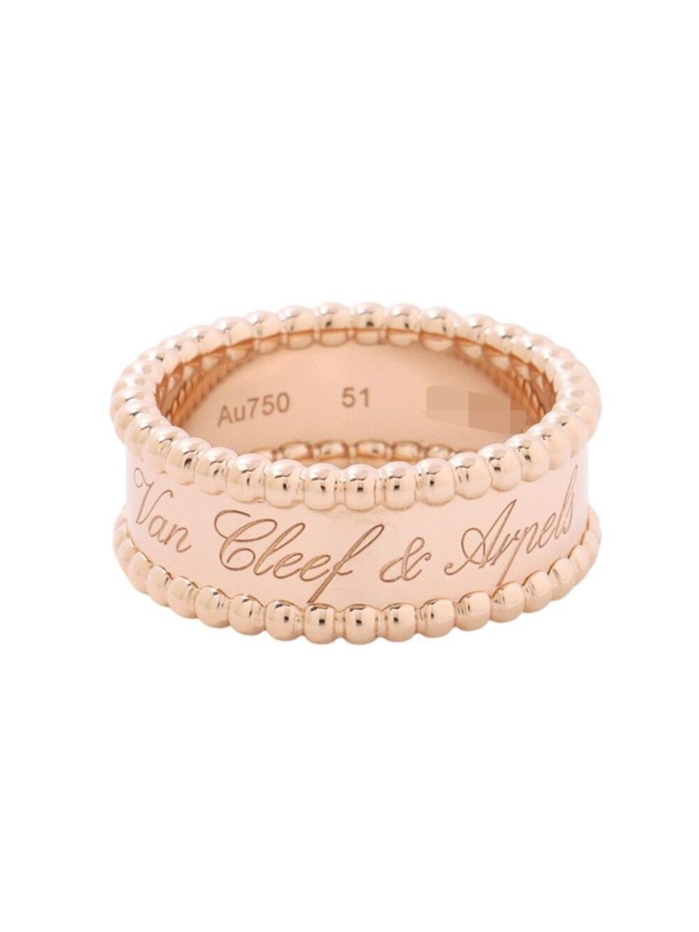 Van Cleef & Arpels Ring Perlee Signature 18k Pink Gold